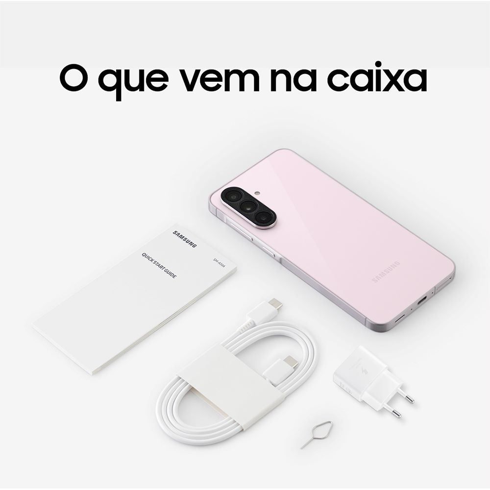 Samsung Galaxy A56 5G, 256 Gb, 8 Gb, Câmera Tripla - ROSA