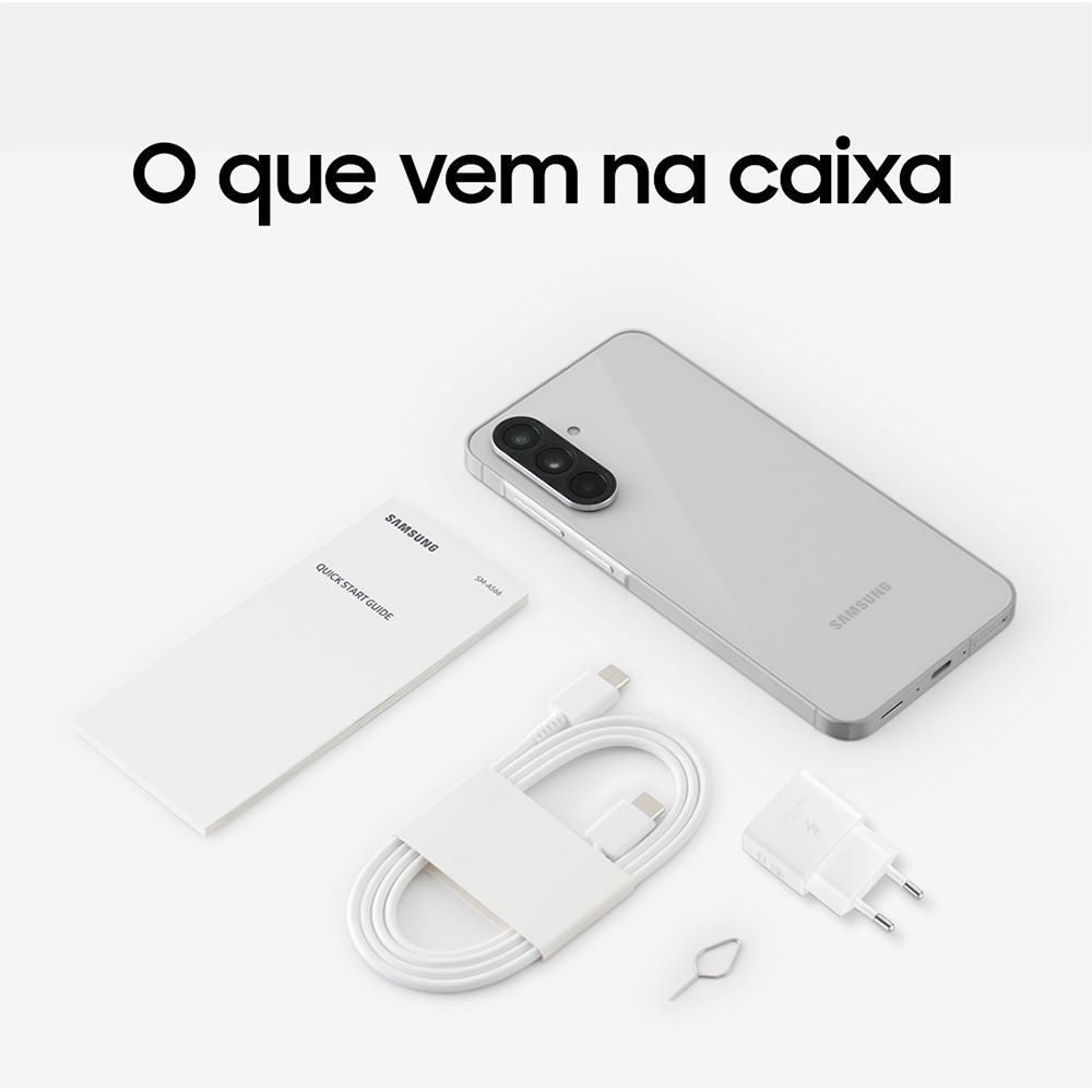 Samsung Galaxy A56 5G, 256 Gb, 8 Gb, Câmera Tripla - CINZA