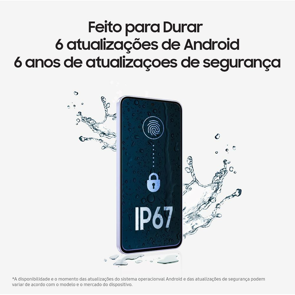 Samsung Galaxy A56 5G, 256 Gb, 8 Gb, Câmera Tripla - VERDE