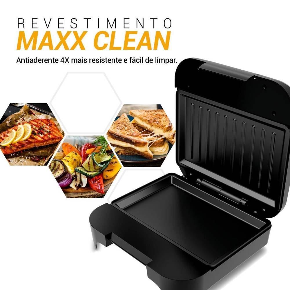 Sanduicheira e Grill Philco 2 em 1 Antiaderente 750W PGR25A