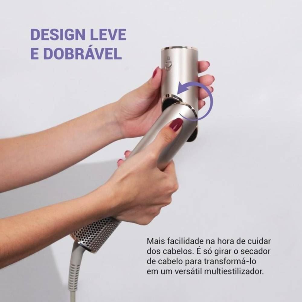 Secador de Cabelos Philco 4 em 1 Dobrável Motor BLDC PSC3500