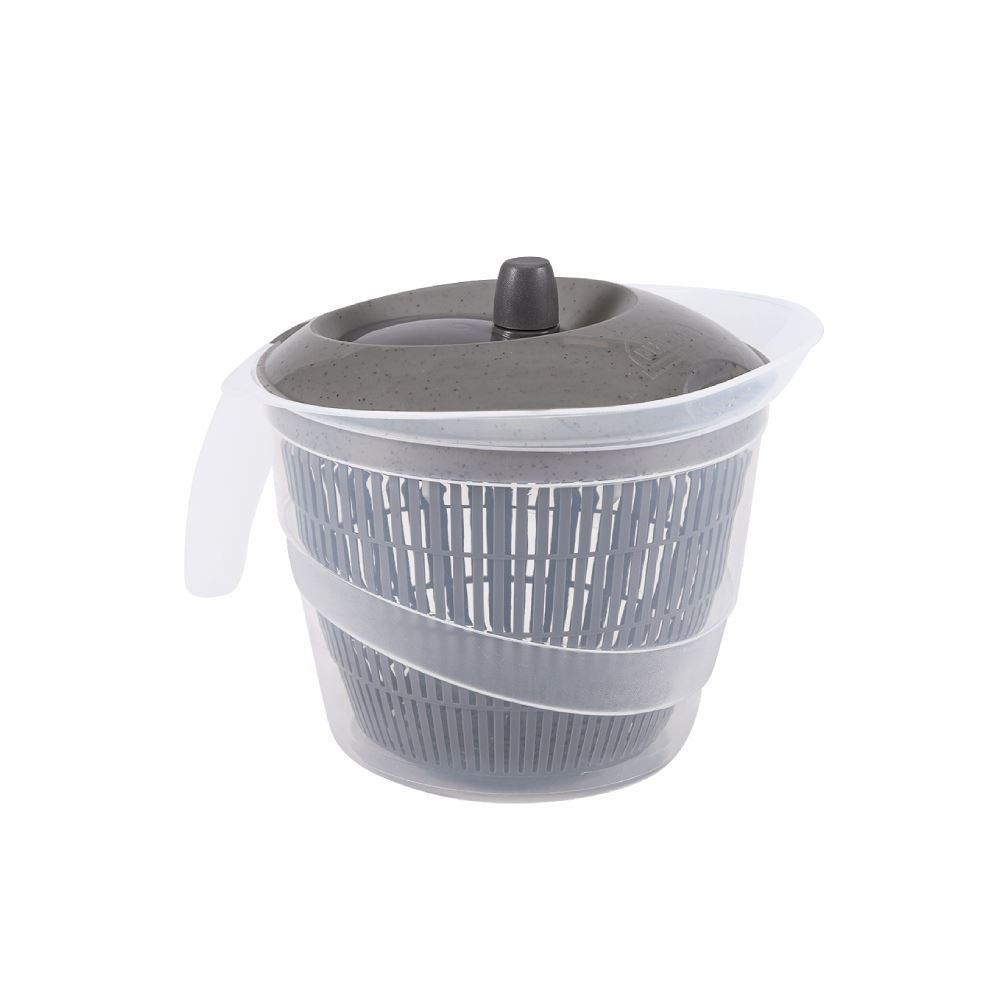 Secador De Saladas Plasútil 4 Litros - Cinza Marmorizado