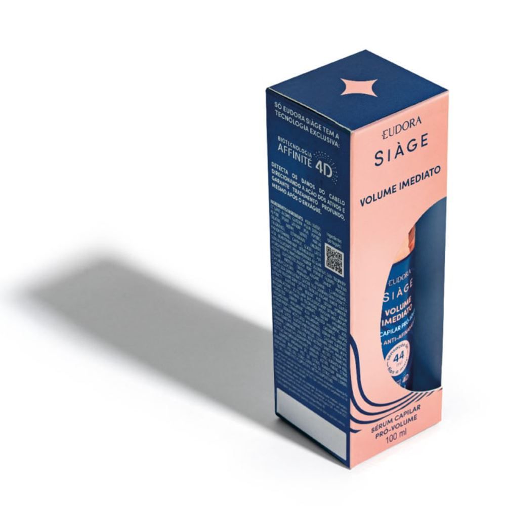 Sérum Capilar Volume Imediato 100Ml Eudora Siàge