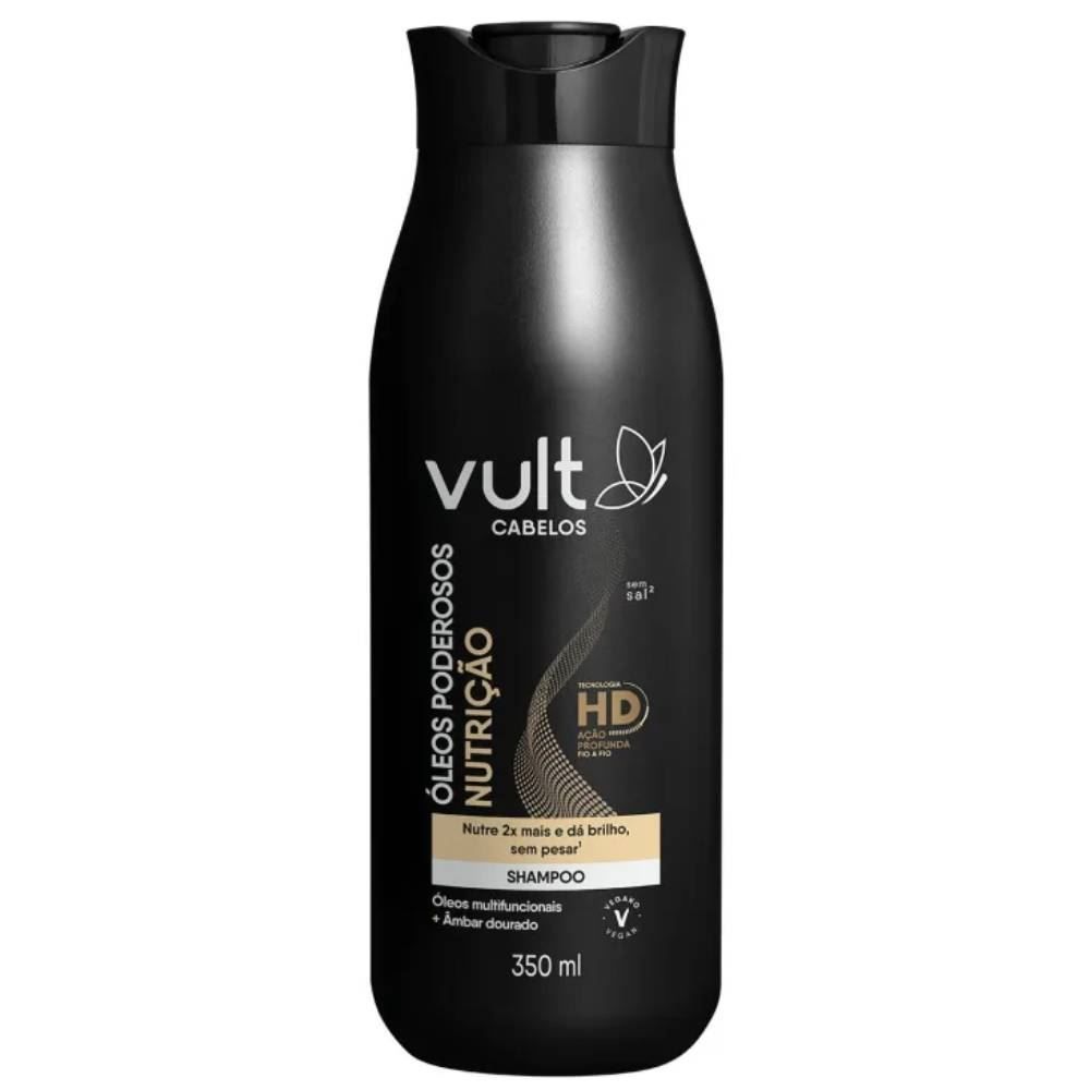 Shampoo Vult Cabelos Nutrição Óleos Poderosos - 350ml