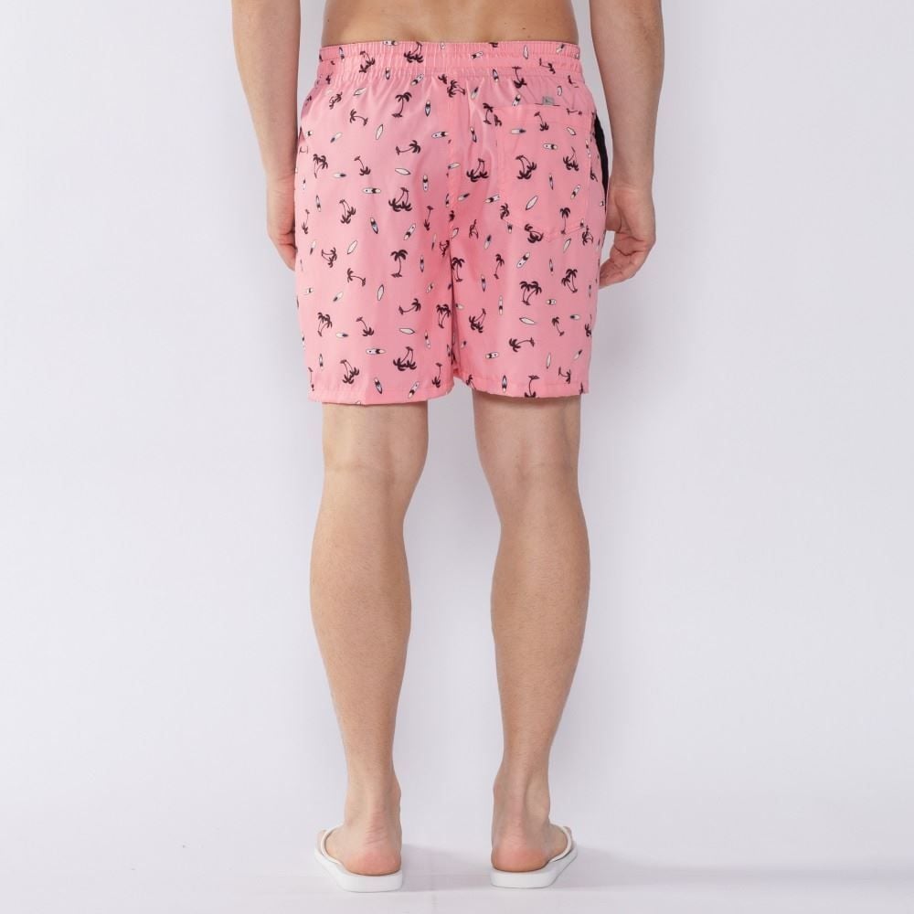 Shorts Tactel Estampado Marc Alain