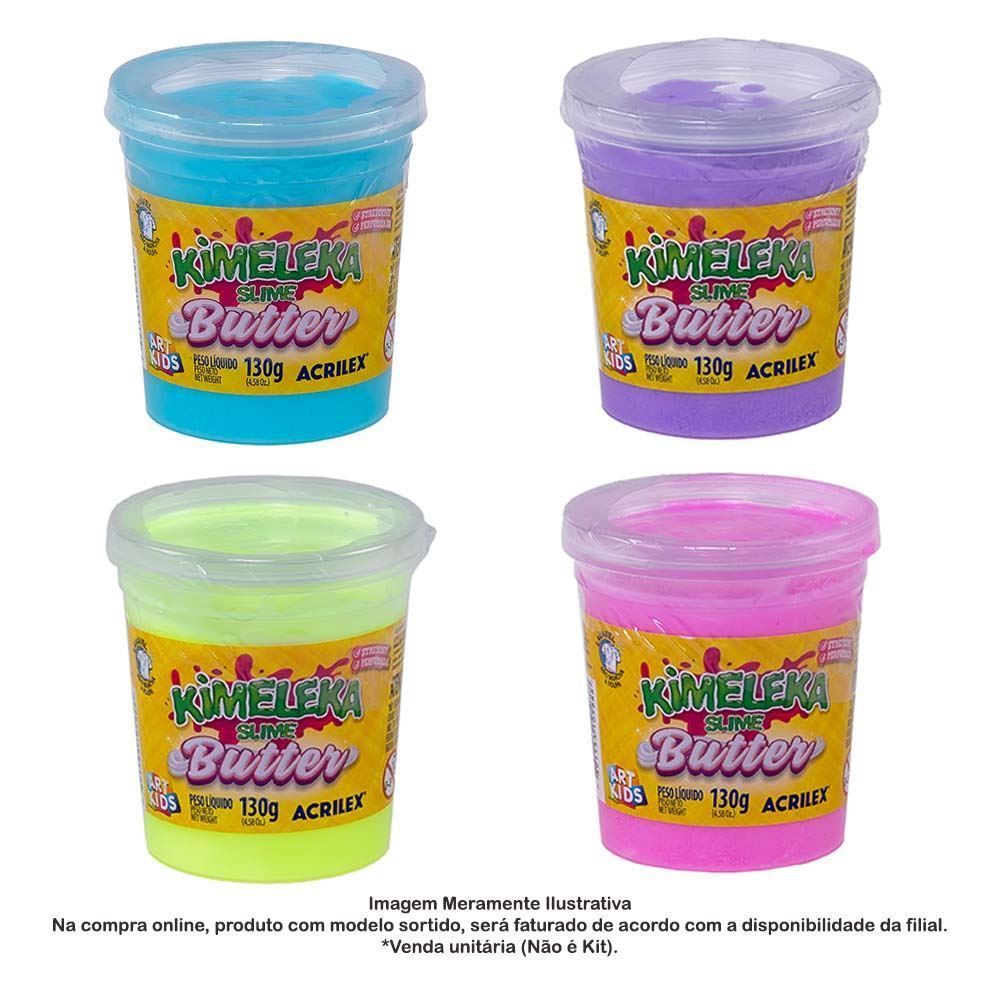 Slime Kimeleka Butter Unidade 130G Art Kids Acrilex - Sortido
