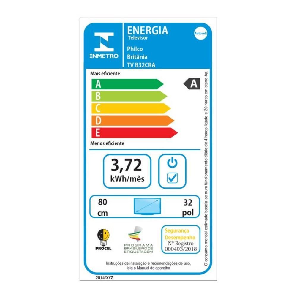 Smart Tv 32" Britânia Led Roku Tv Dolby Áudio Hd B32cra