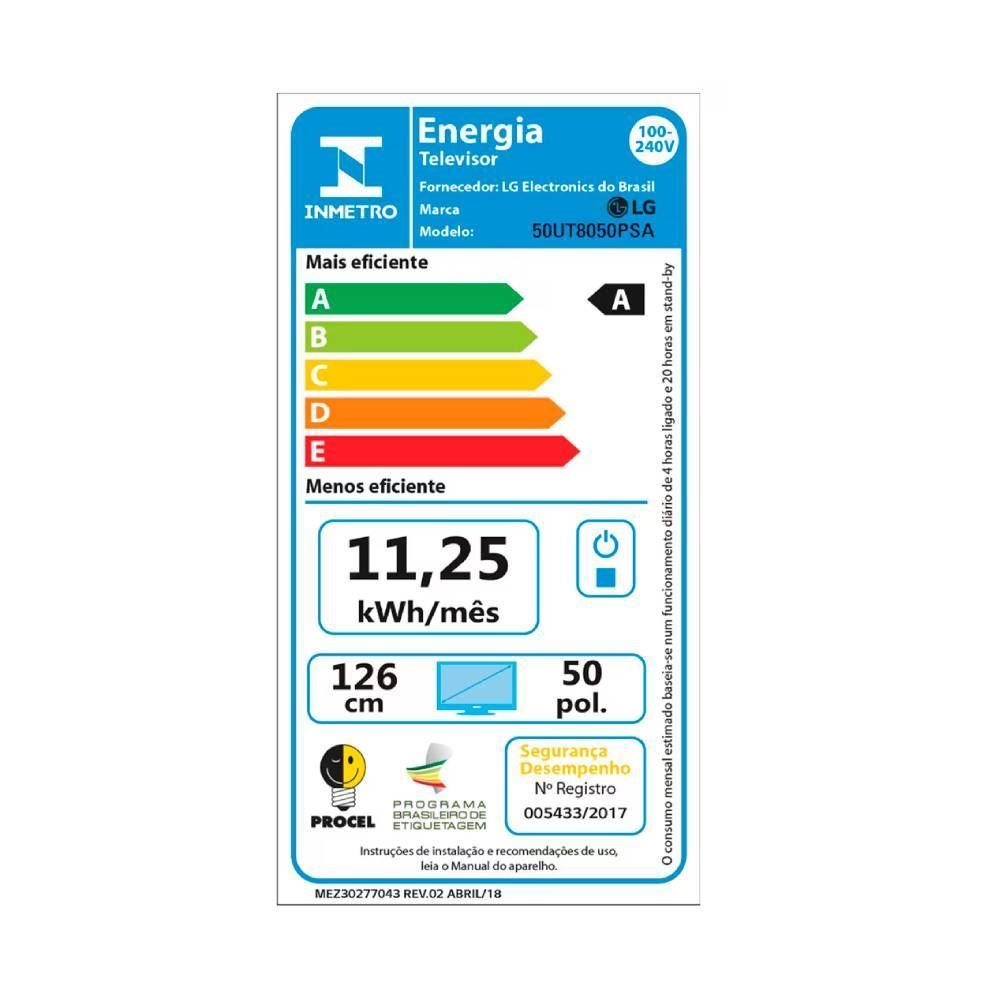 Smart Tv 50” Uhd 4K Lg Ai Alexa 50Ut8050psa - Bivolt