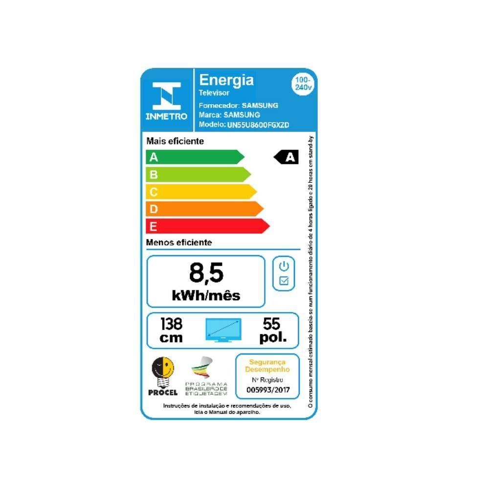 Smart Tv 55'' 4K Uhd Samsung U8600f 2025 Bivolt