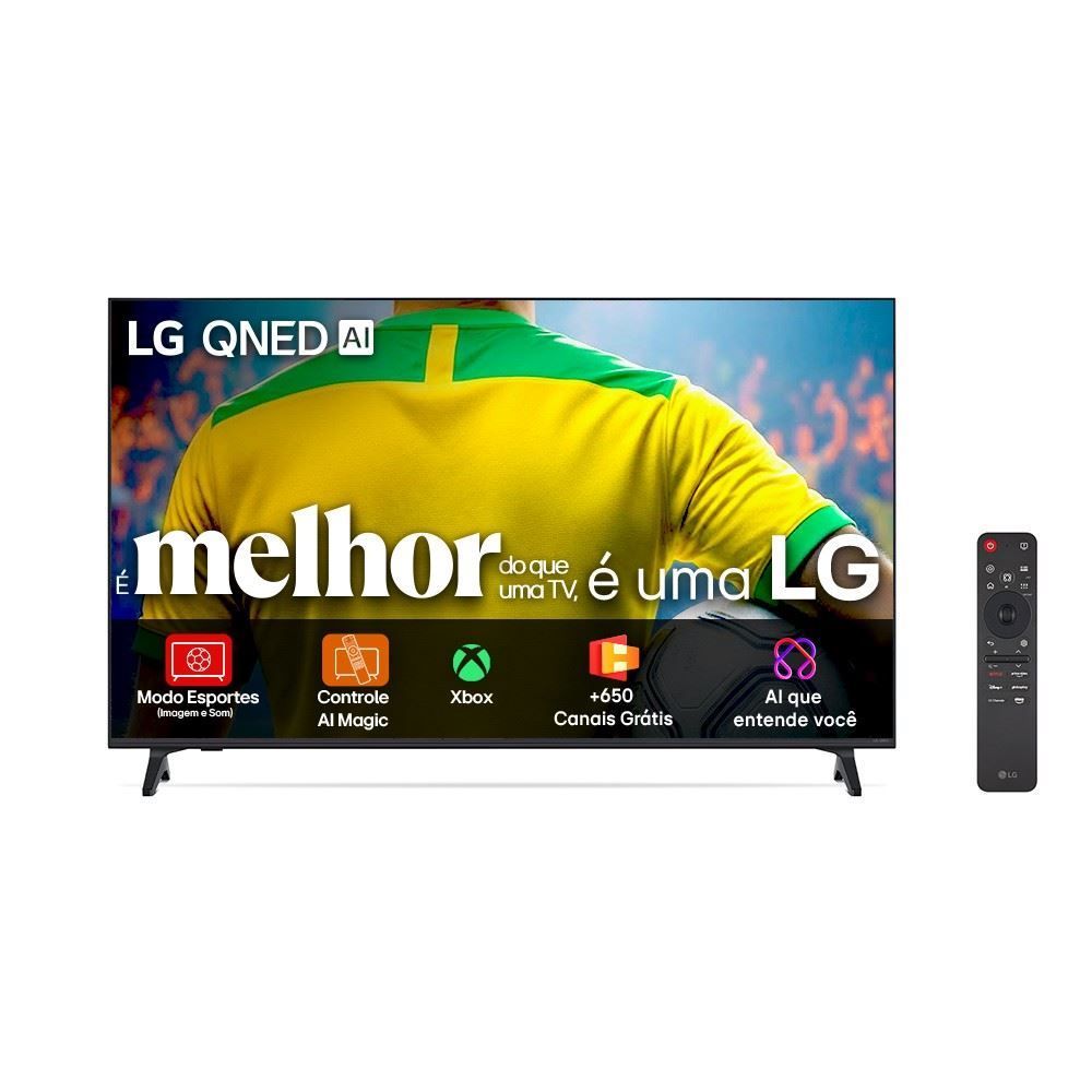 Smart Tv 55" Lg Qned73 4K Ai A7 Webos Google Cast