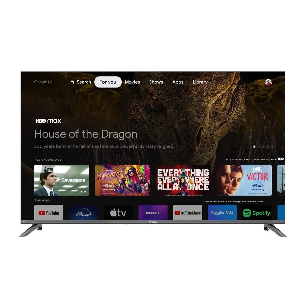 Smart Tv 60” Philco P60cga Led Google Tv Dolby Atmos