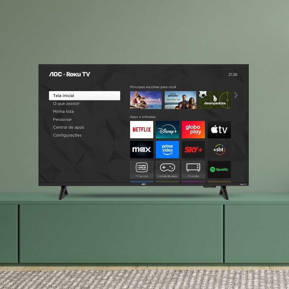 Smart Tv Aoc 43" Roku Tv