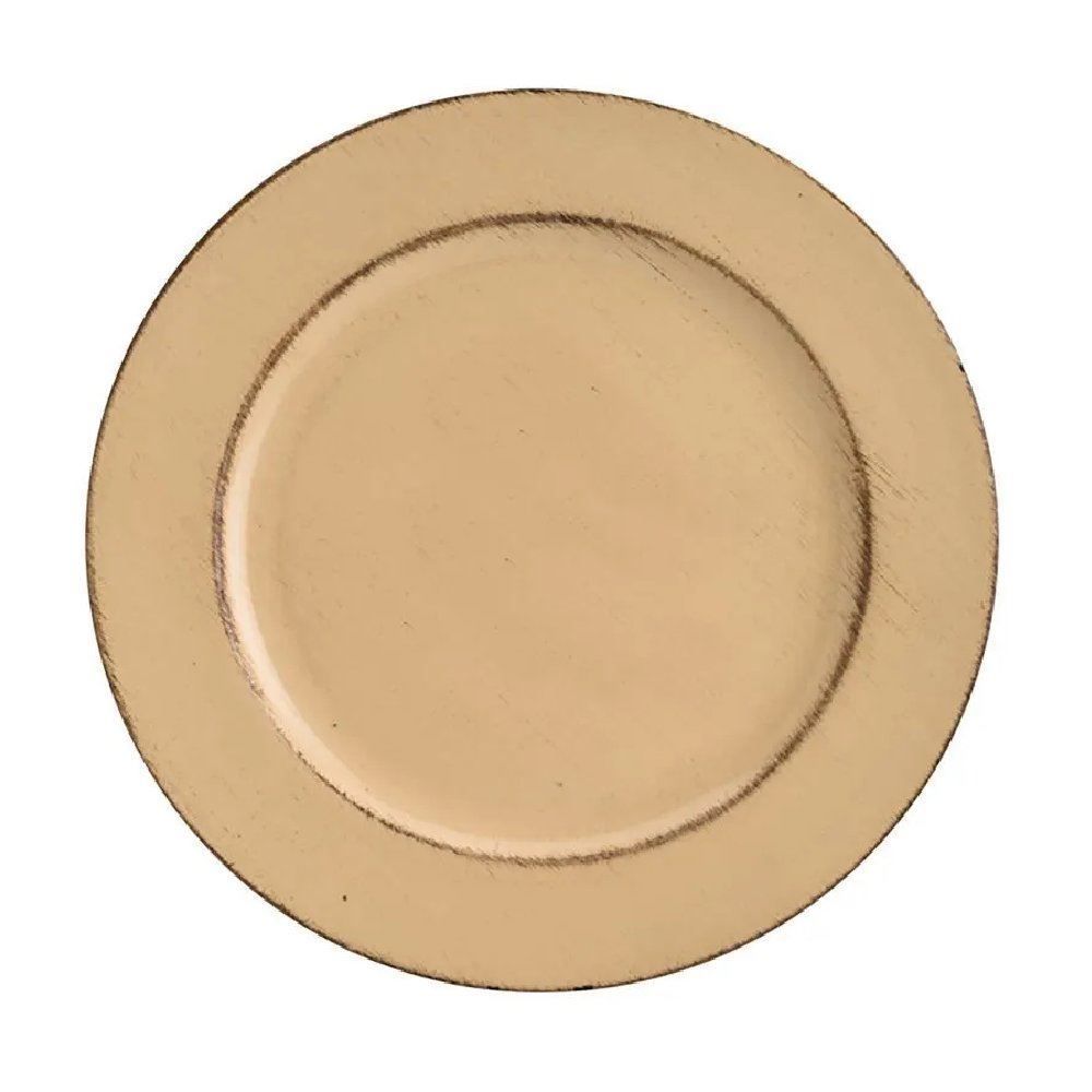 Sousplat Opala Plástico Lyor - Patinado