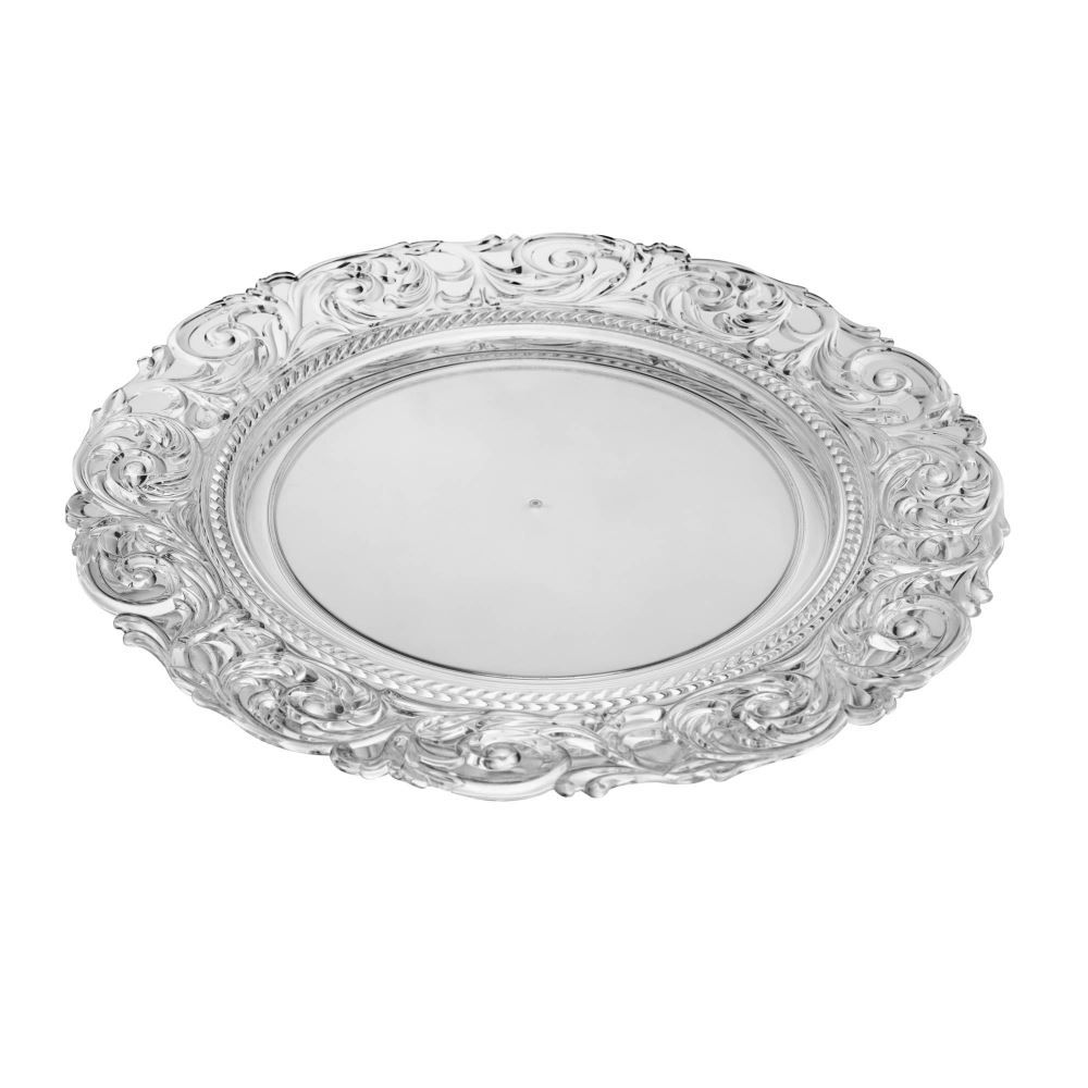 Sousplat Plástico Rose 33Cm Lyor