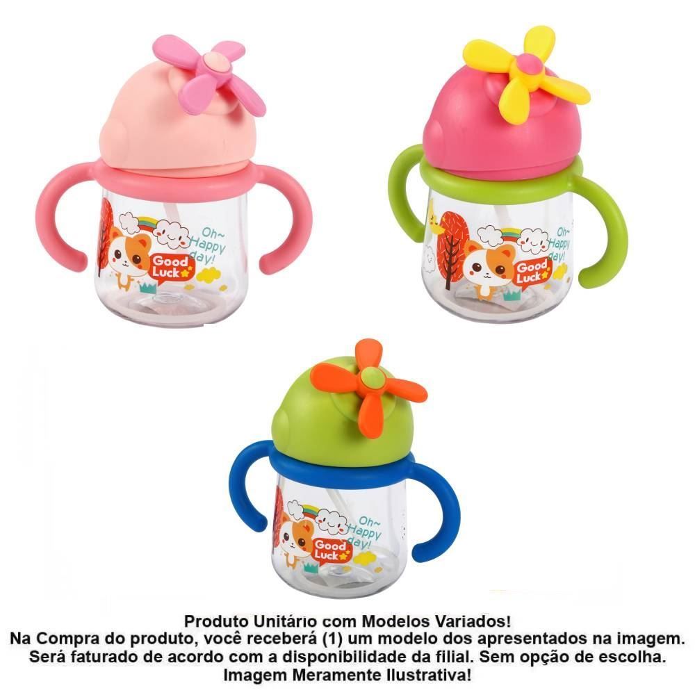 Squeeze Infantil com Alça 300Ml Flashgoods - Sortido