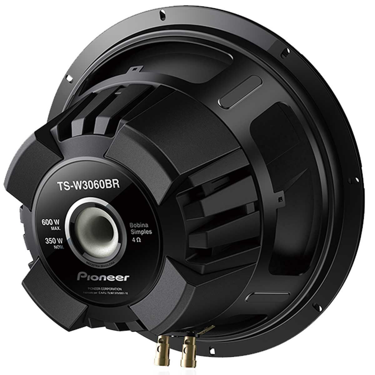 Subwoofer 12'' Pioneer TS-W3060BR - Preto