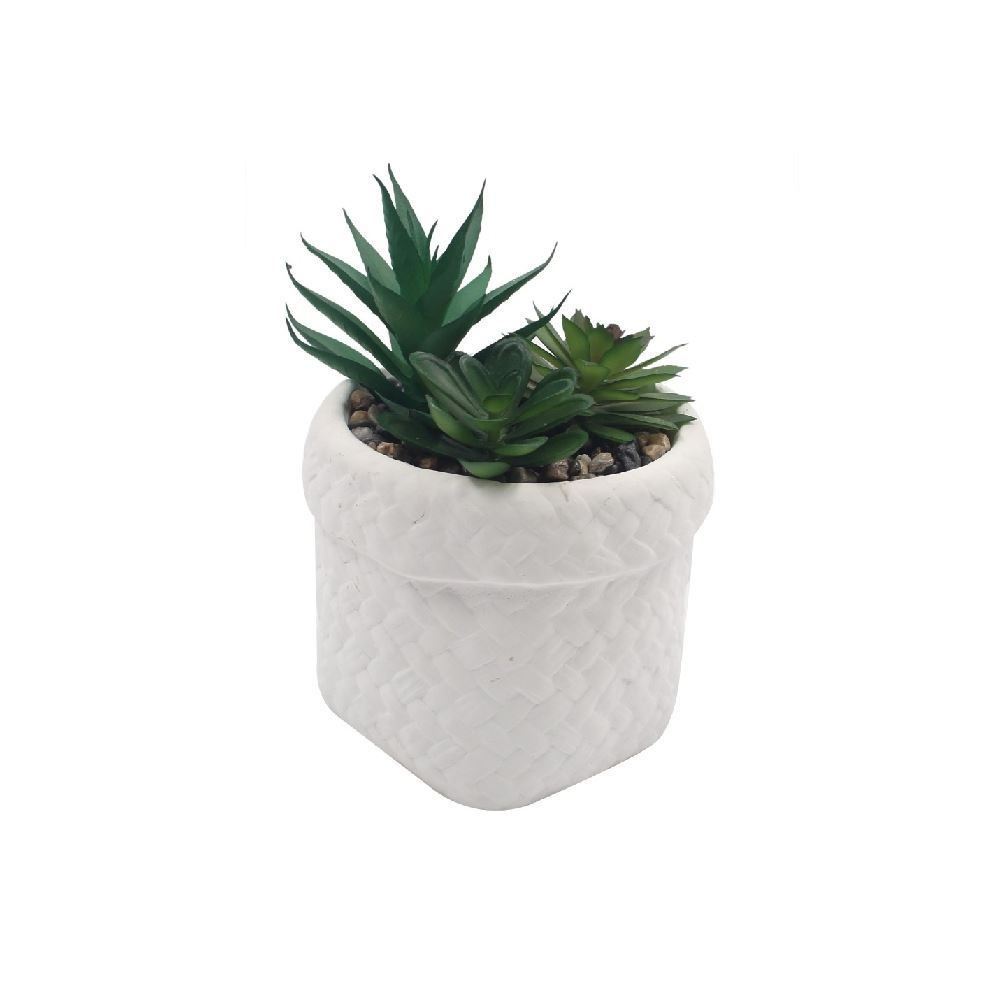 Suculenta Artificial Vaso de Cimento Havan Casa 14,5Cm - Sortido
