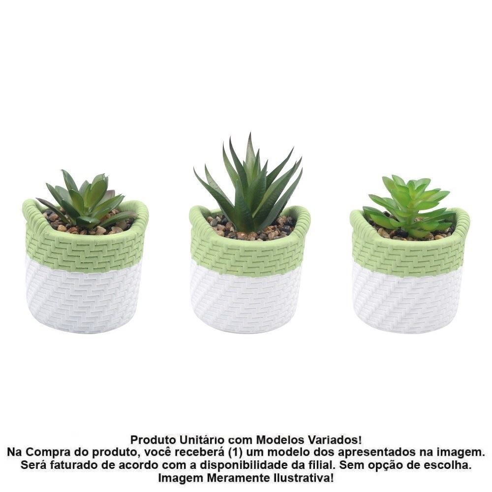 Suculenta com Vaso de Cimento Havan Casa 10,5Cm - Sortido