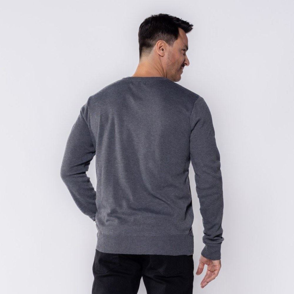 Suéter Masculino De Tricot Gola Redonda Marc Alain