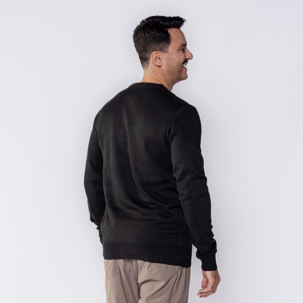 Suéter Masculino De Tricot Gola V Marc Alain