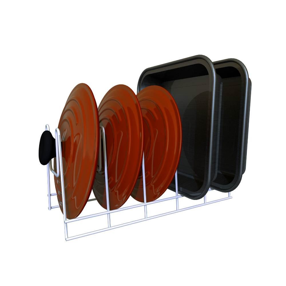 Suporte Para Tampas E Travessas Dicarlos - Branco