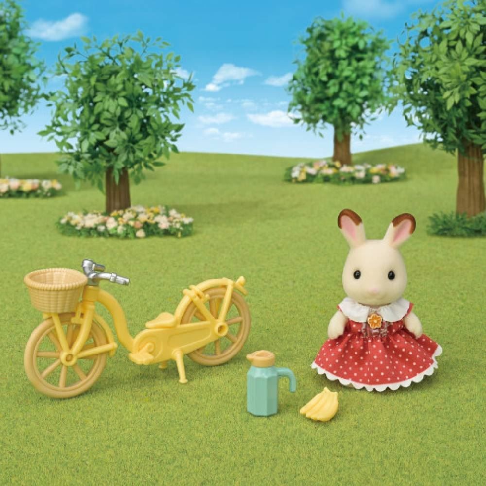 Sylvanian Families Bicicleta Da Menina Coelho De Chocolate Epoch - 5777