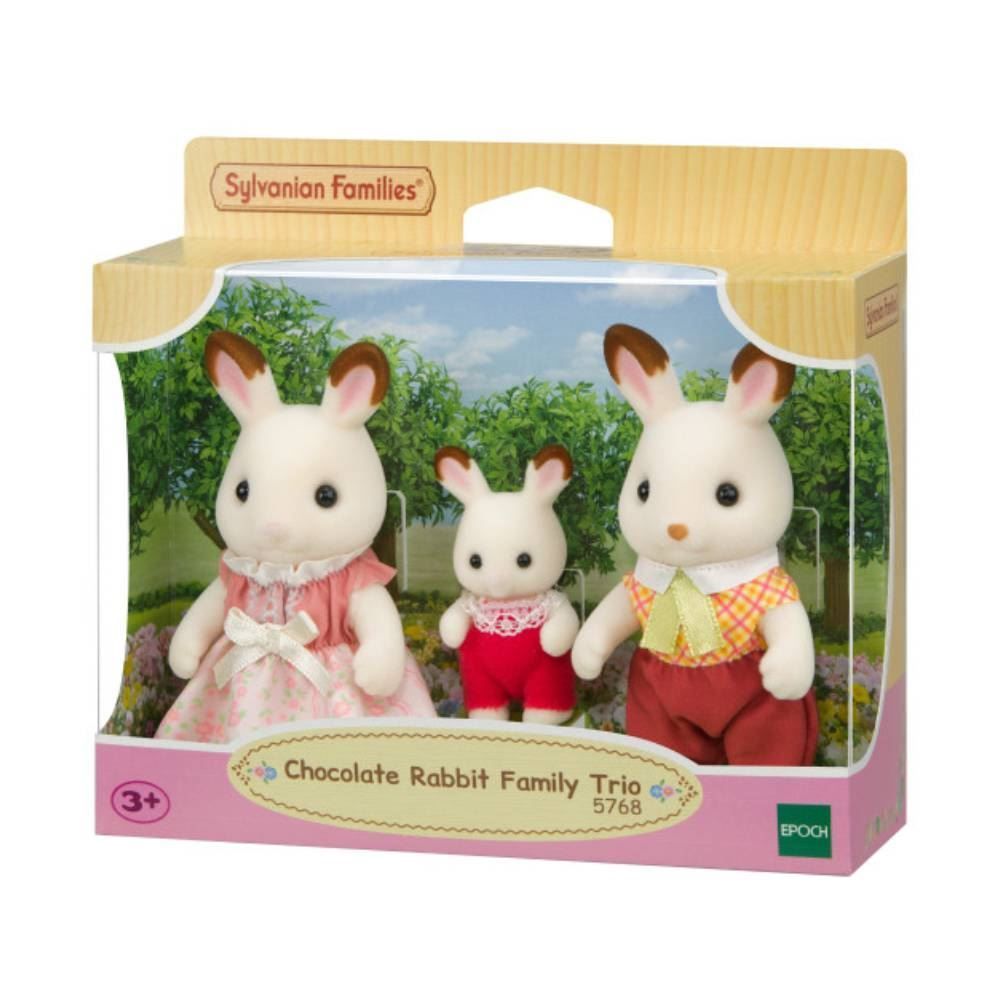 Sylvanian Families Conjunto Família Coelhos De Chocolate Epoch - 5768