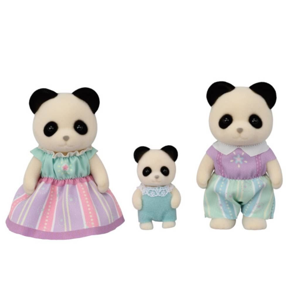 Sylvanian Families Conjunto Família Dos Pandas Graciosos Epoch - 5770