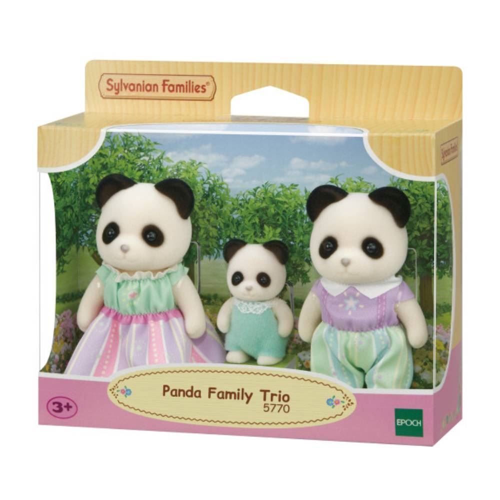 Sylvanian Families Conjunto Família Dos Pandas Graciosos Epoch - 5770