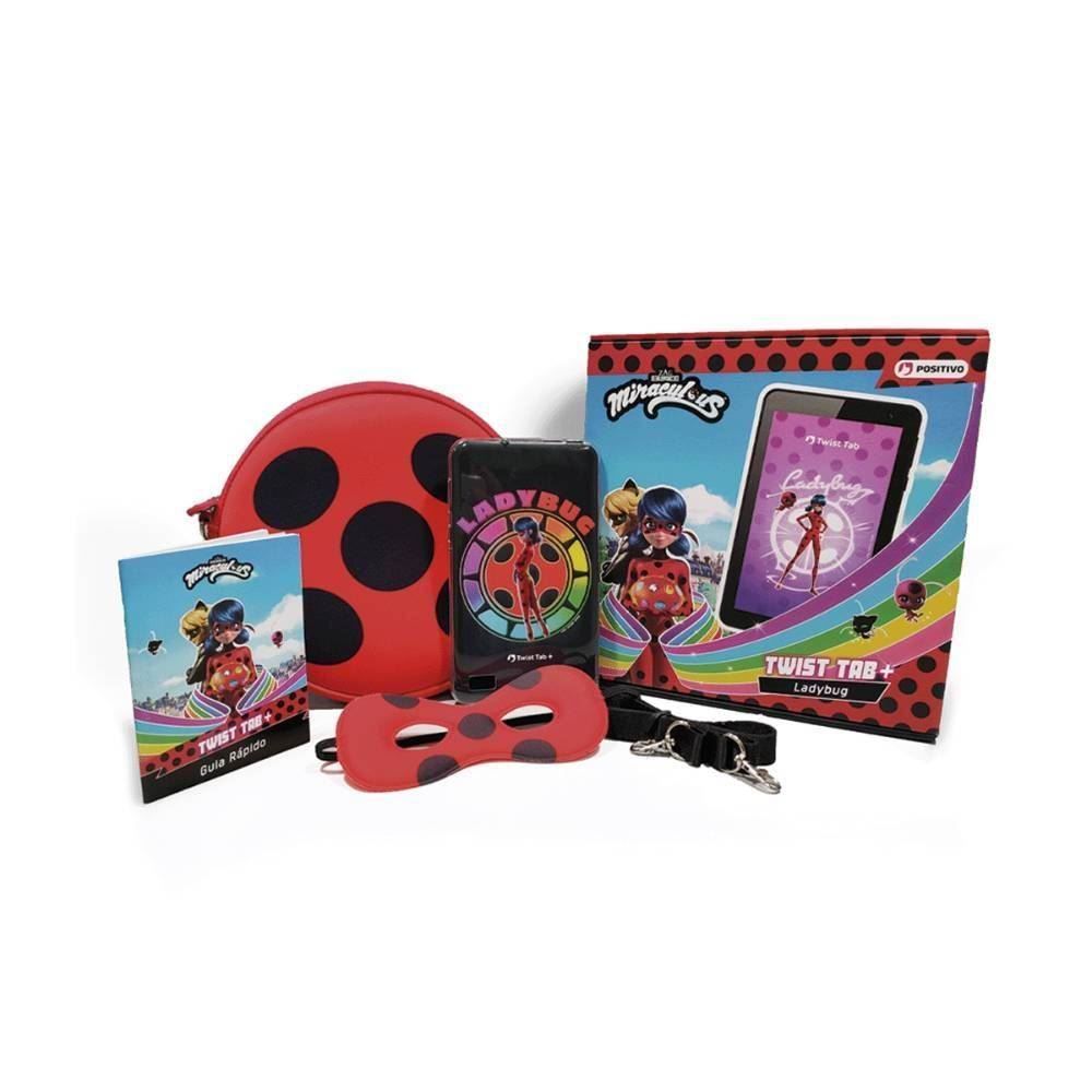 Tablet 7” Positivo Twist Tab Ladybug 4G 64Gb - Preto