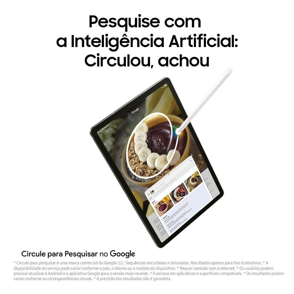 Tablet Samsung Galaxy Tab S10fe Wifi 128Gb 8Gb Ram - Cinza