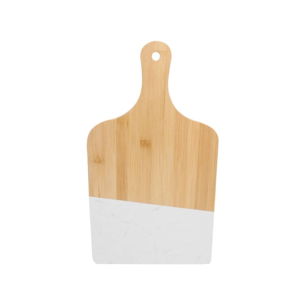 Tábua de Bambu Quadrada com Marmorizado Havan Casa 43Cm