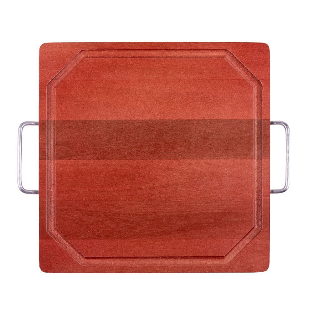 Tábua De Churrasco 30X30cm Com Cabo Alumínio Stolf - 781