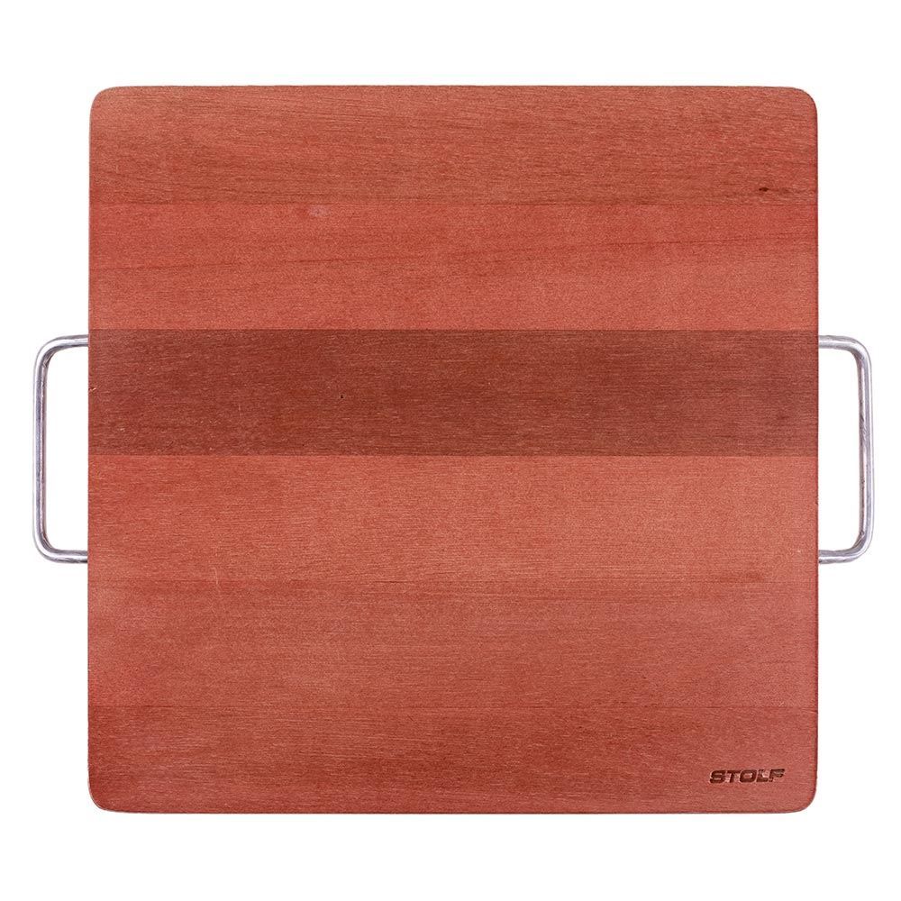 Tábua De Churrasco 30X30cm Com Cabo Alumínio Stolf - 781