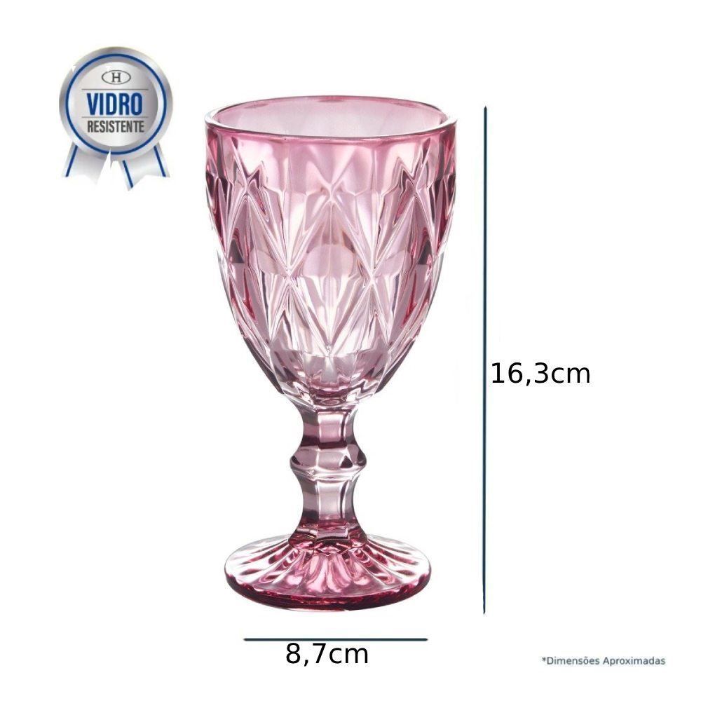 Taça De Água Bico De Jaca Havan Casa 320Ml - Rosario Rosa