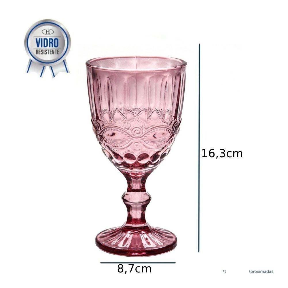 Taça De Água Bico De Jaca Havan Casa 320Ml - Rosa