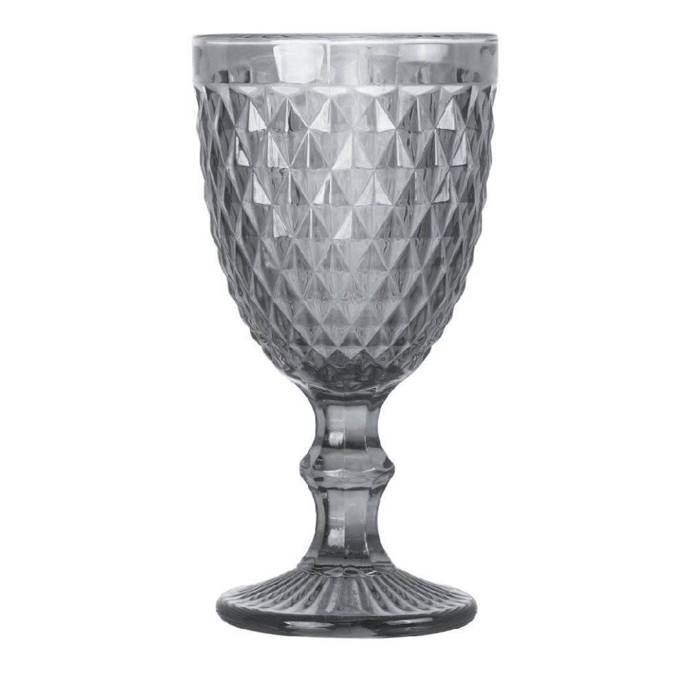 Taça De Água Vidro Bico Jaca Havan Casa 320Ml - Fume