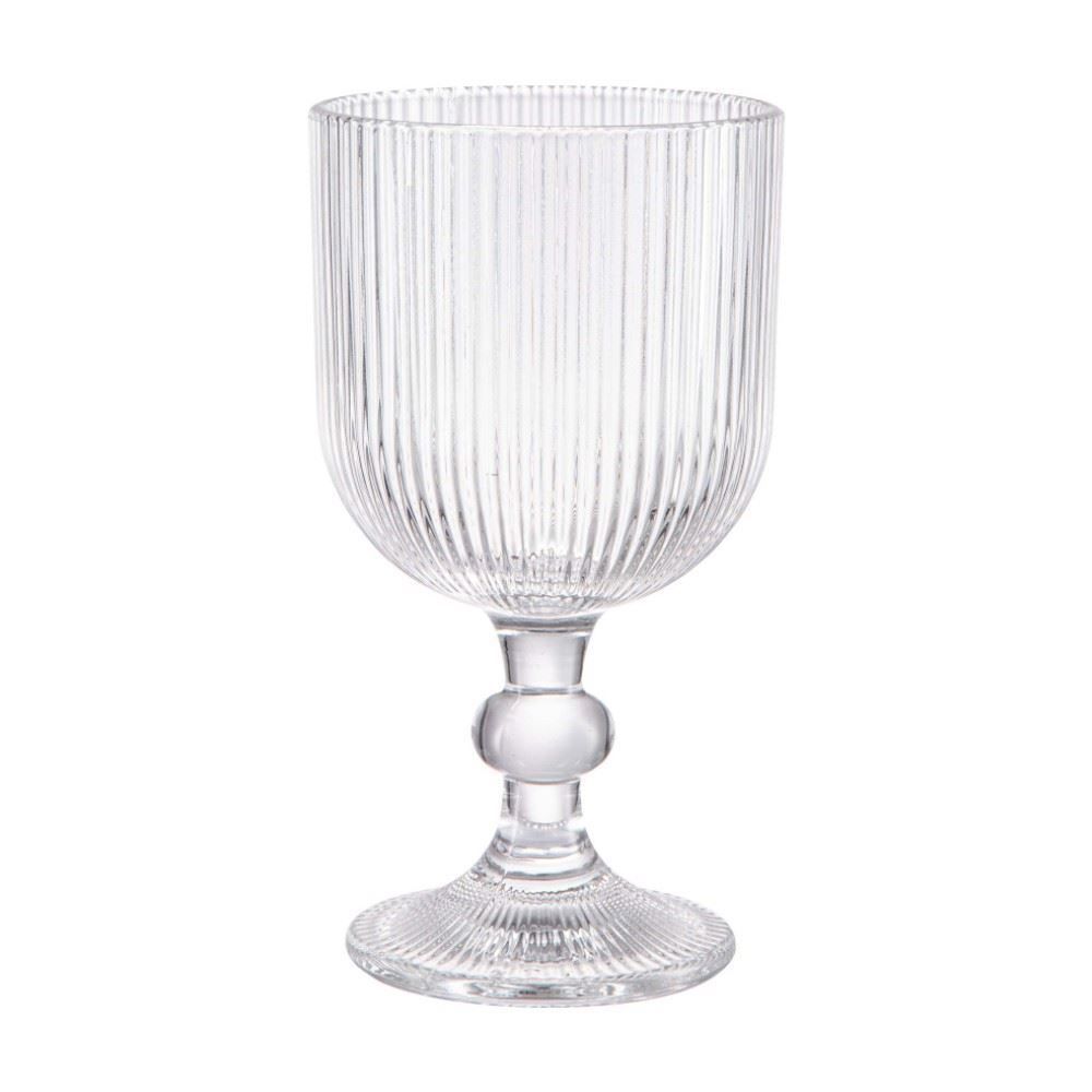 Taça De Água Vidro Transparente Cameratta 365Ml  - Transparente