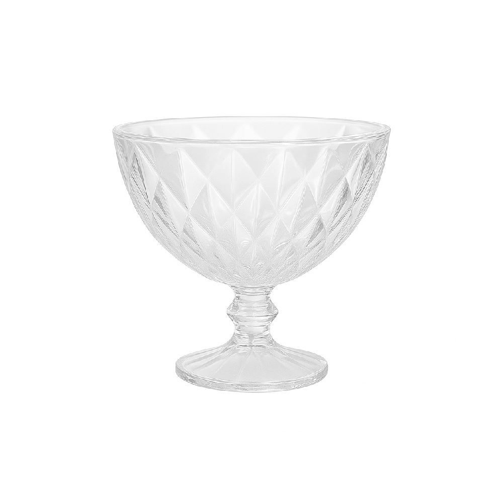 Taça De Sobremesa Diamante 250 Ml - Transparente