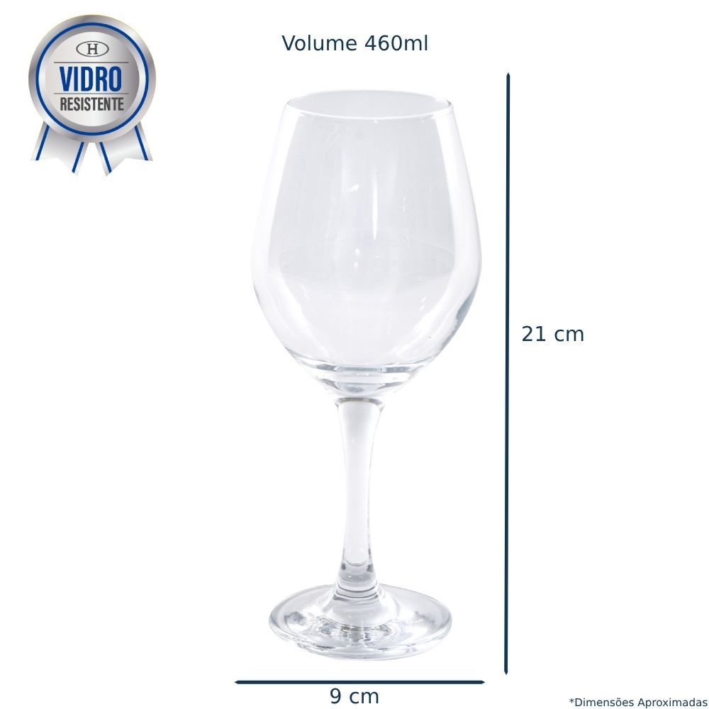 Taça De Vinho Lira Gran Glass4you 460 Ml - Vidro