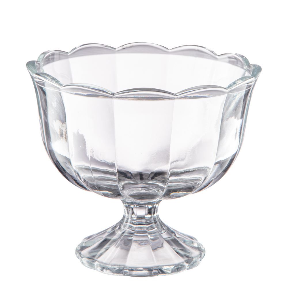 Taça Para Sobremesa De Vidro Peach Transparente 410Ml