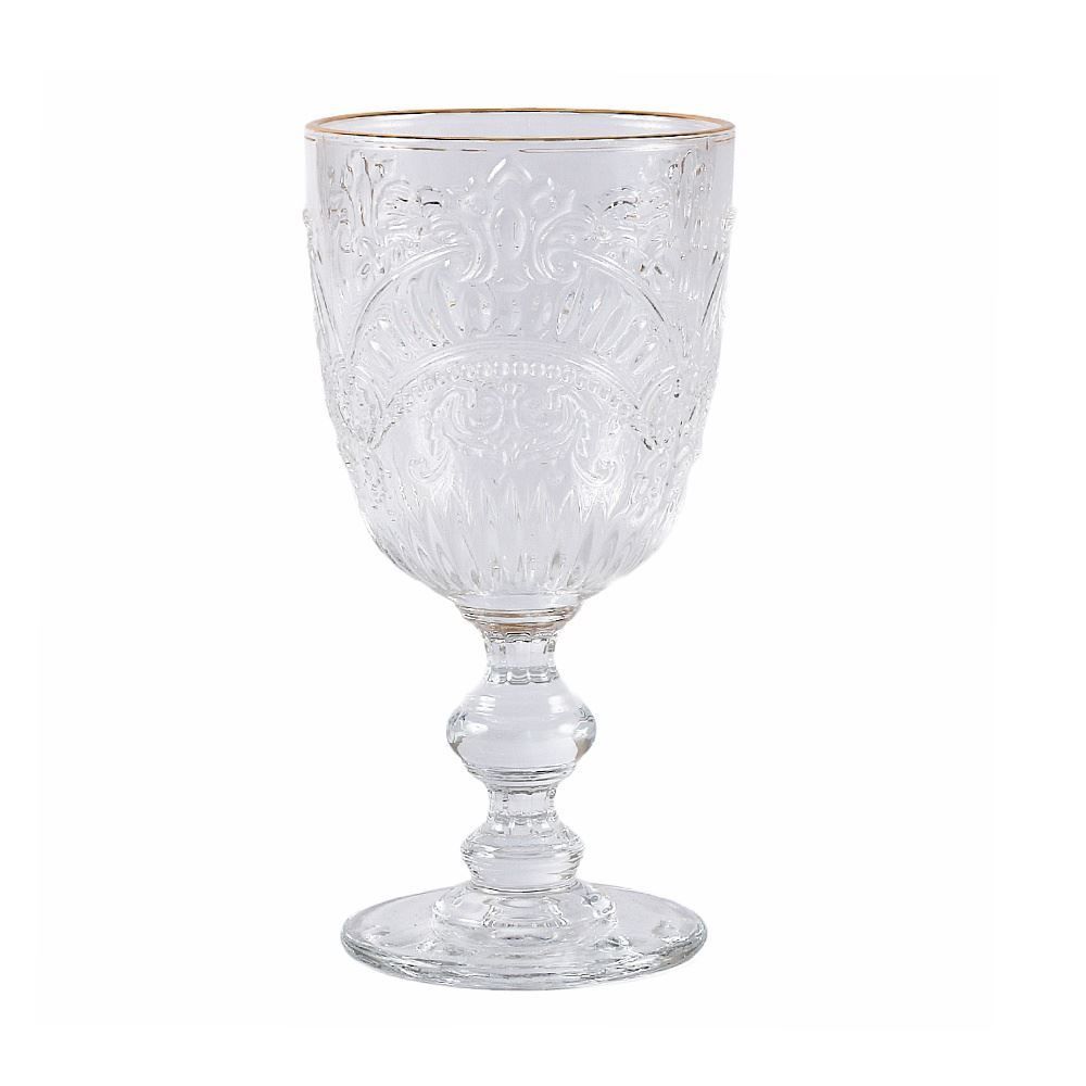 Taça de Água Viena Havan Casa Filete Dourado - 350Ml