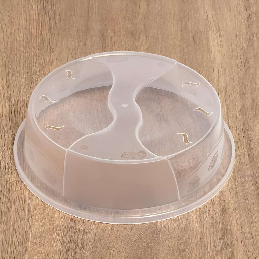 Tampa De Micro-Ondas Plasvale 25Cm - Transparente
