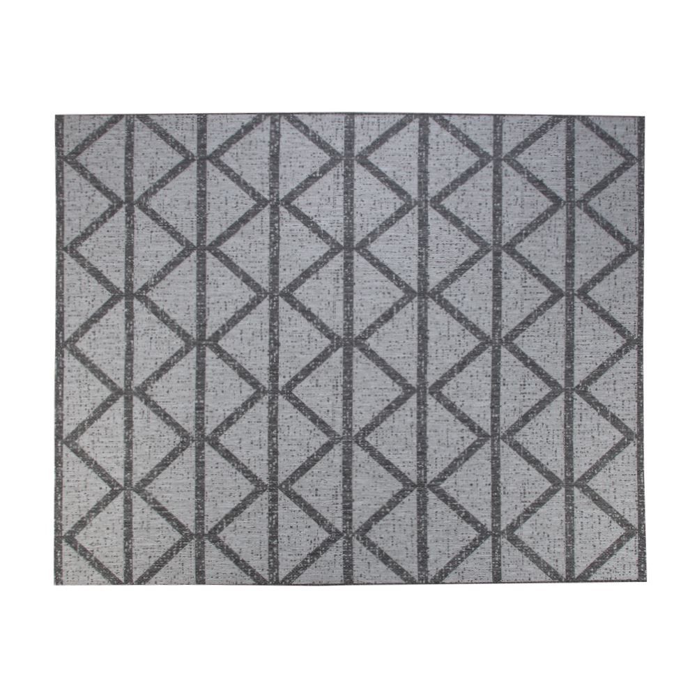 Tapete para Quarto e Sala 2,00X2,50 m Amazonas Sisal Havan Casa - Geométrico Cinza 