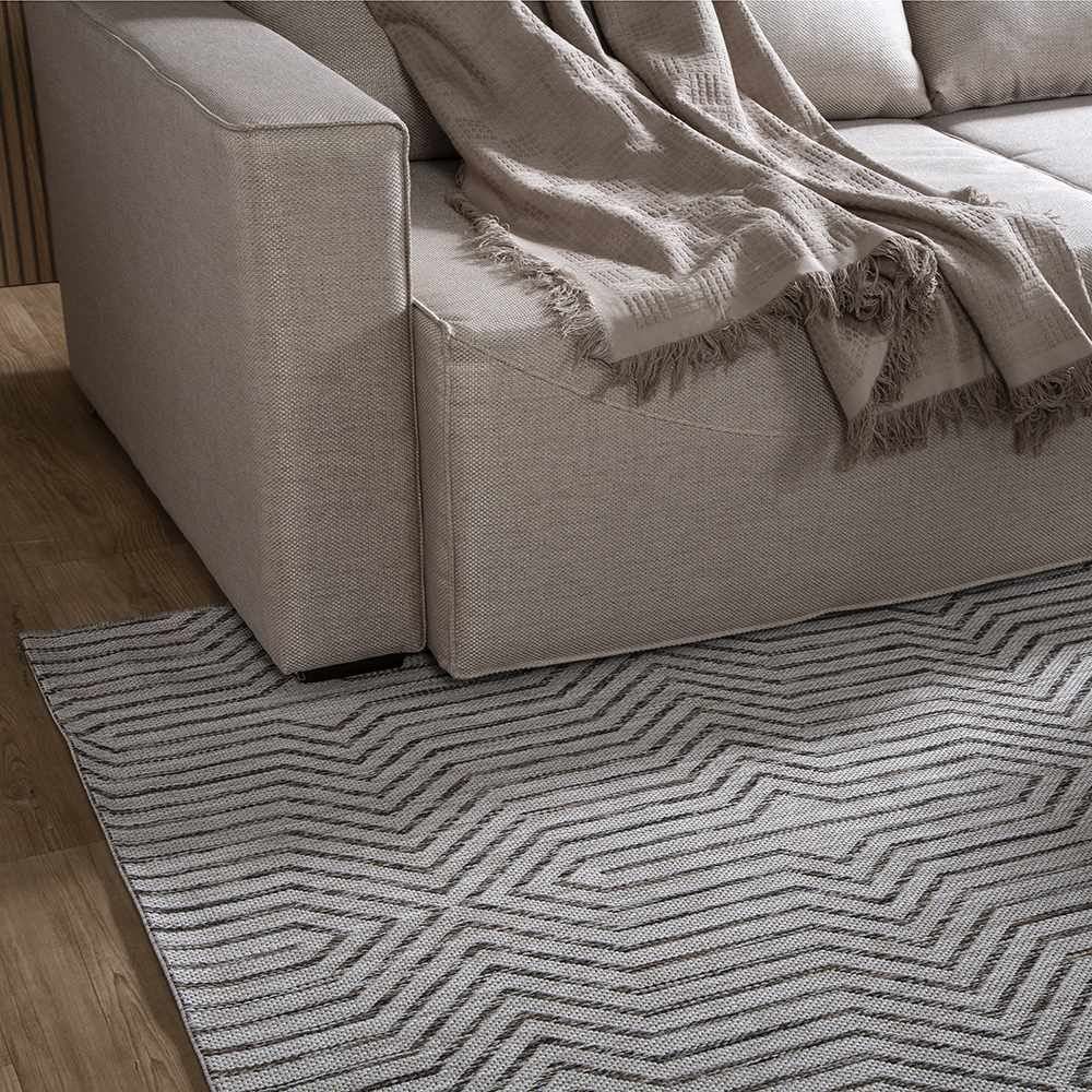 Tapete Quarto E Sala Amazonas 2,00X3,00 Metros Havan - 3D Prata