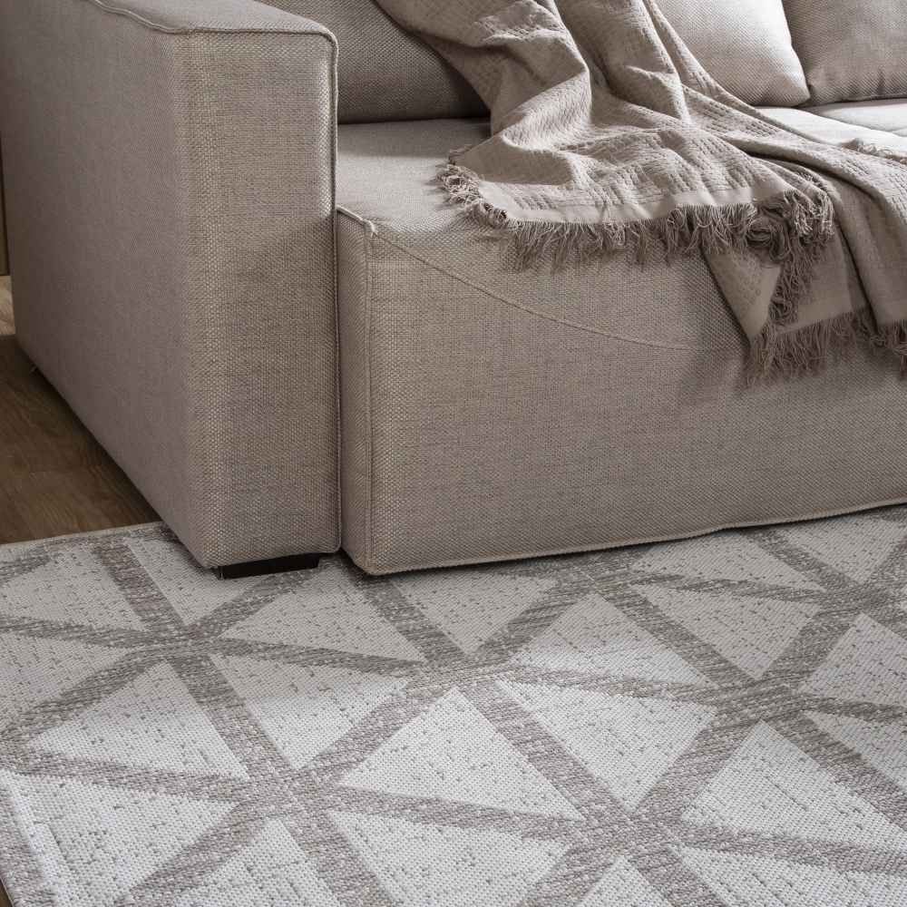 Tapete Amazonas 2,50X3,00M Solecasa - Bege Geométrico B3061 5040