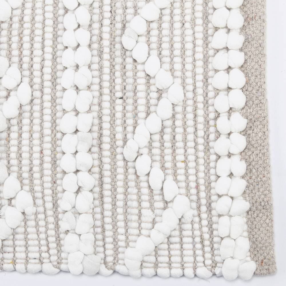 Tapete Angra 50X80 Cm Havan Casa - Branco Neve