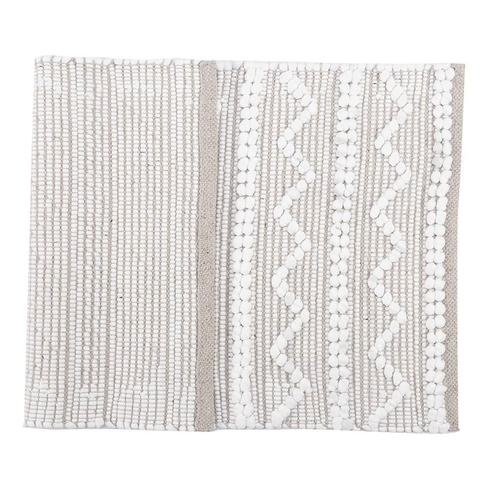 Tapete Angra 50X80 Cm Havan Casa - Branco Neve