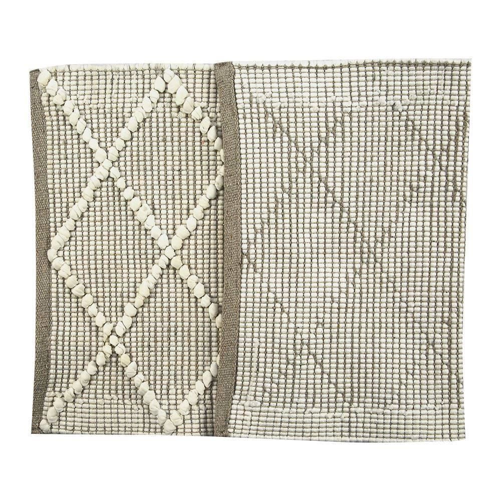 Tapete Para Quarto E Sala 50X80 Cm Angra Havan Casa - Bege Natural