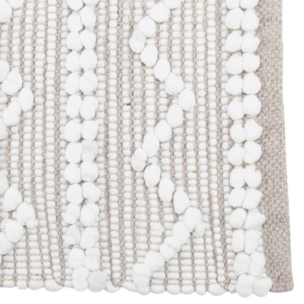 Tapete para Quarto e Sala 50X80 cm Angra Havan Casa - Branco Neve